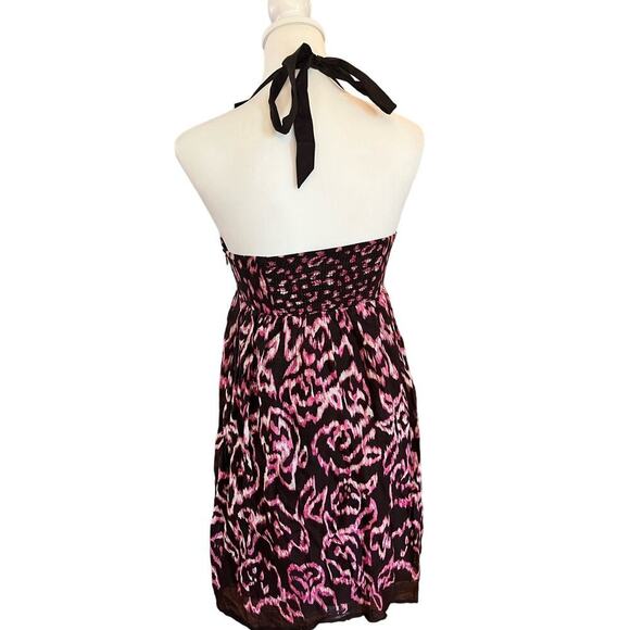 ANN TAYLOR LOFT empire waist halter dress 100% cotton lined size 2 - Picture 5 of 9